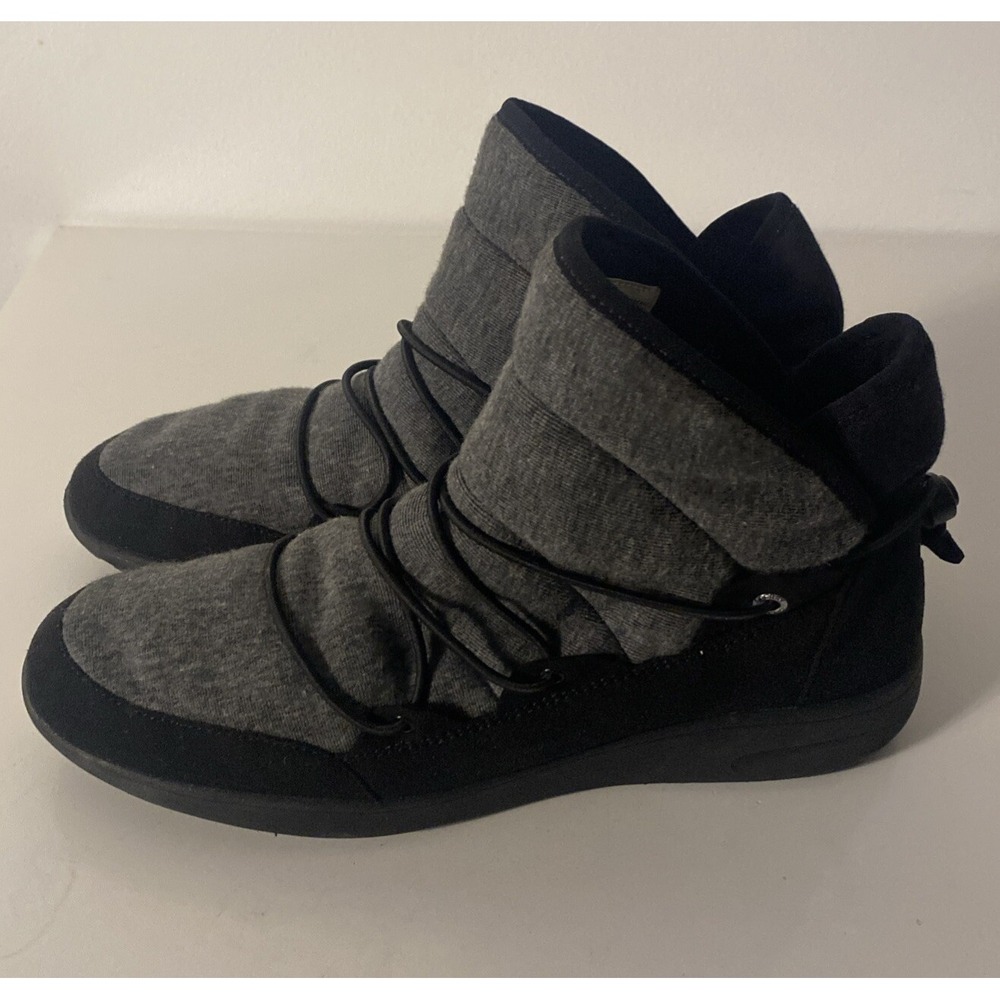 Sperry Women's Rio Vail Ankle Boots Slip On Black Gray Size 6 Comfort